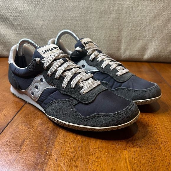 Saucony Other - Saucony Mens Bullet 2943-6 Blue Suede Casual Shoes Sneakers Size 9.5 EUC